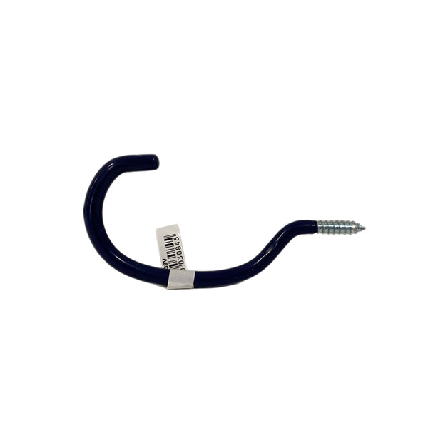 HOOK ROUND SCREW IN 9MM BLUE 80KG